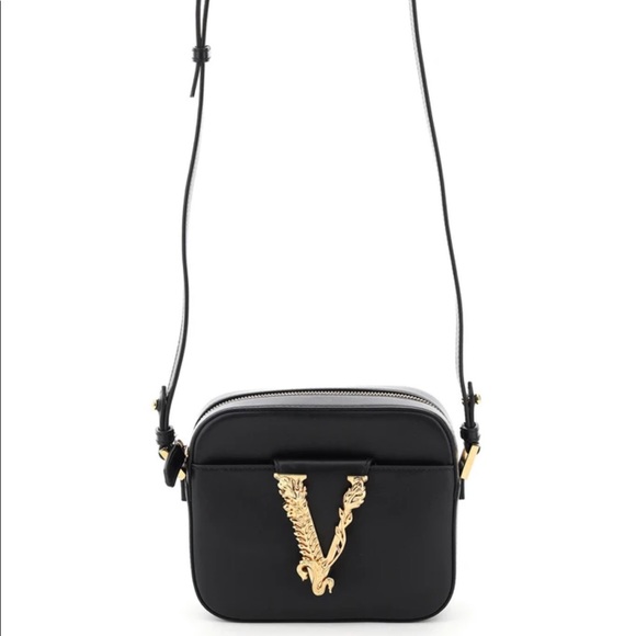 Versace
Virtus leather camera bag in black - Picture 2 of 4